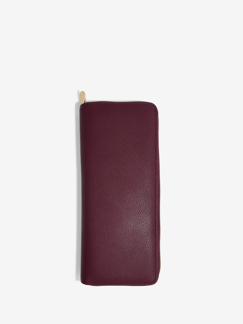 Stackers - Burgundy Jewellery Roll