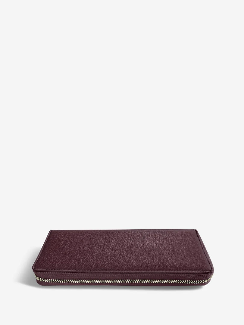 Stackers - Burgundy Jewellery Roll