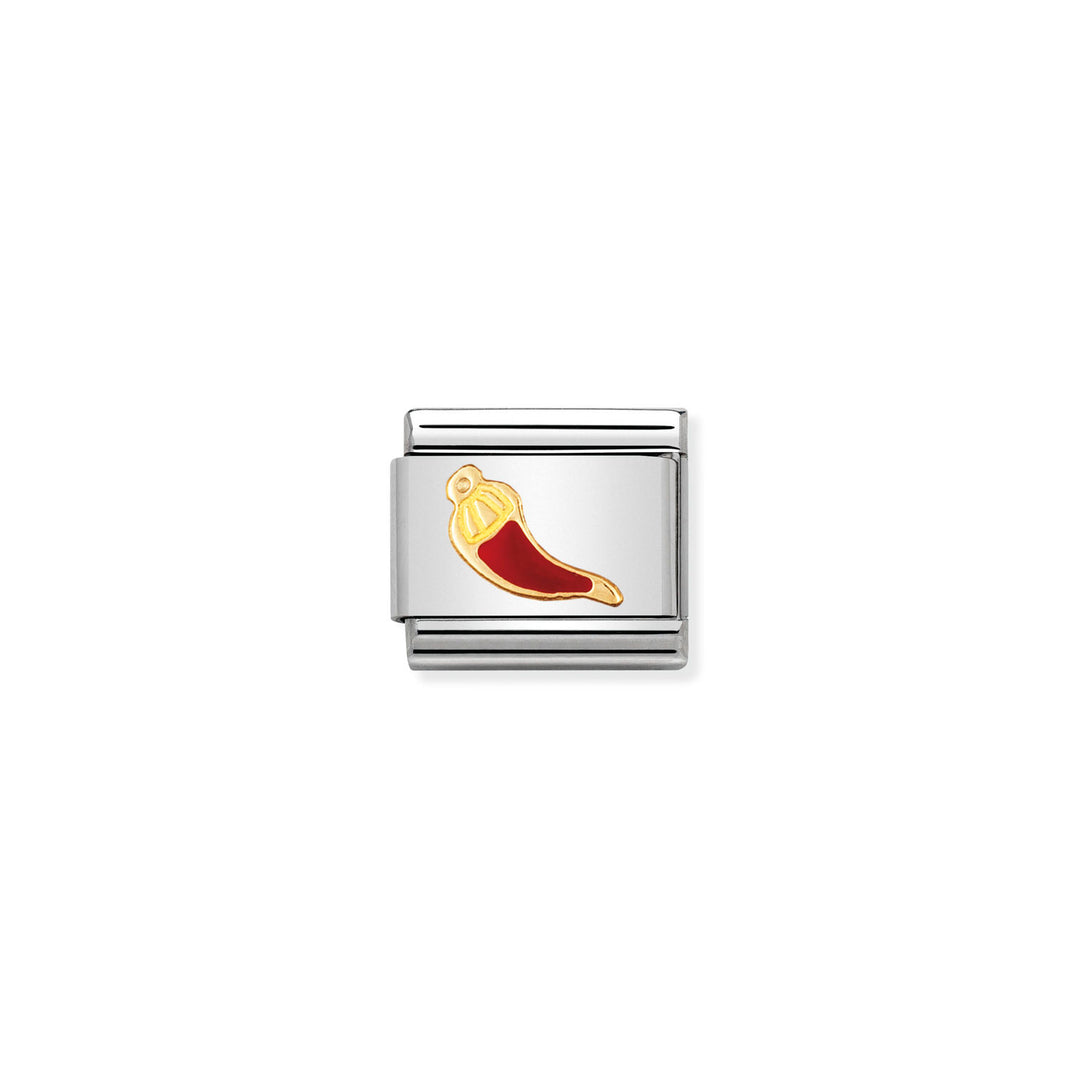 Nomination - Composable Red Lucky Horn Charm