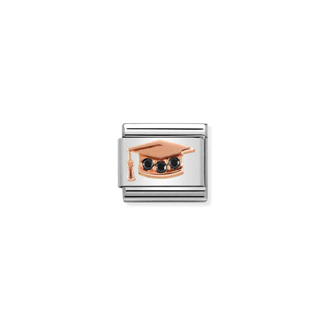 Nomination - Composable Rose Gold Graduation Charm