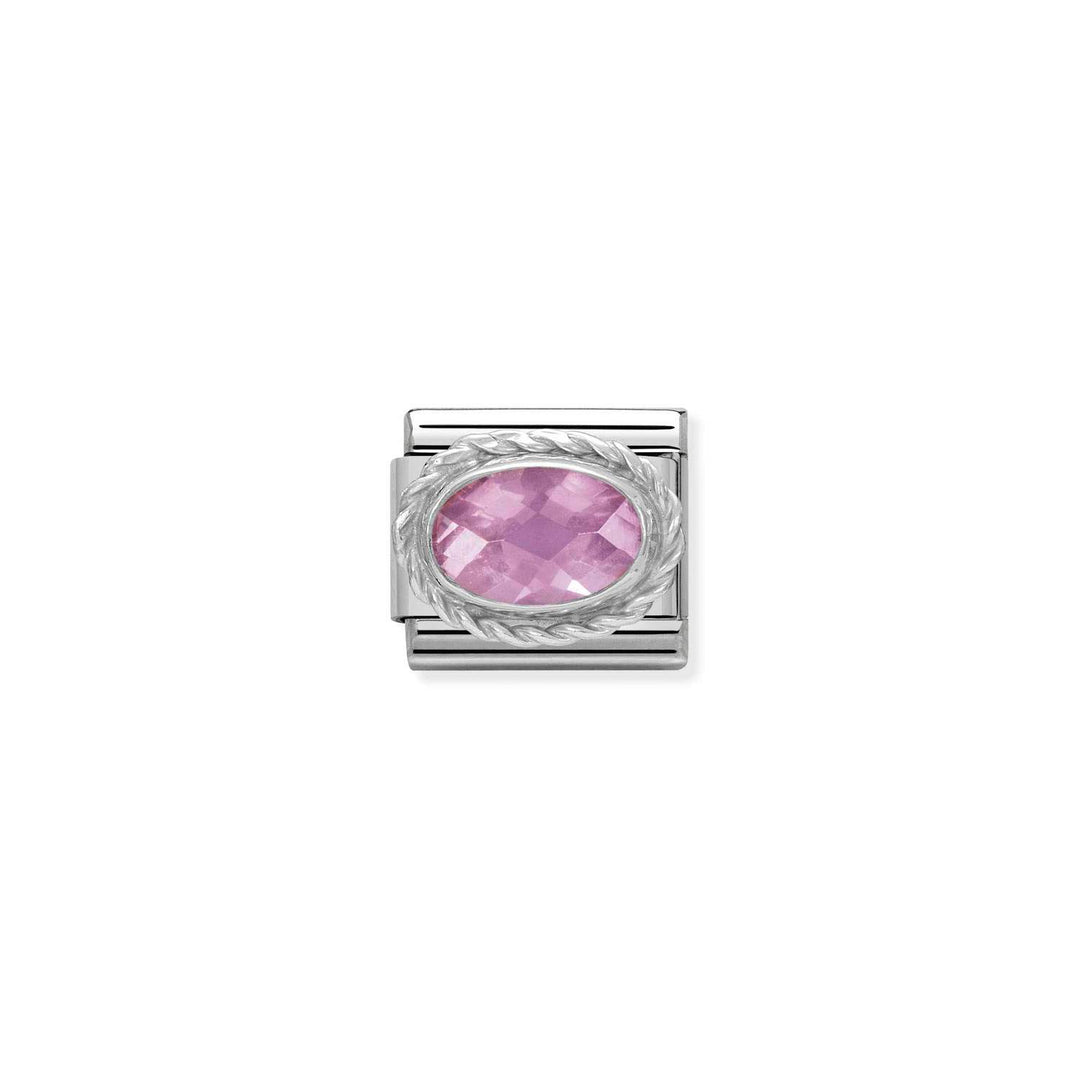 Nomination - Composable Pink Oval Stone Charm