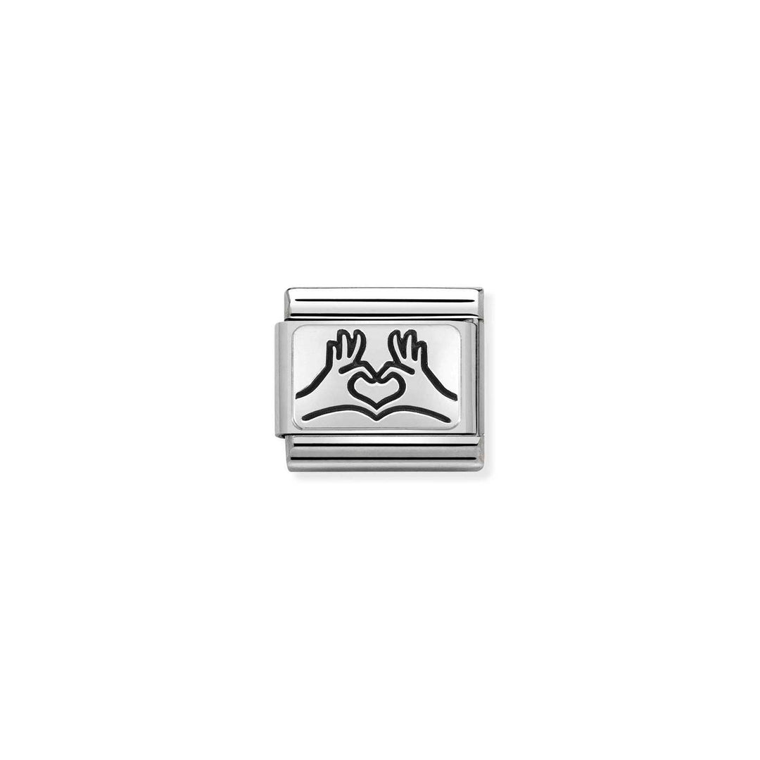 Nomination - Composable Heart Hands Charm
