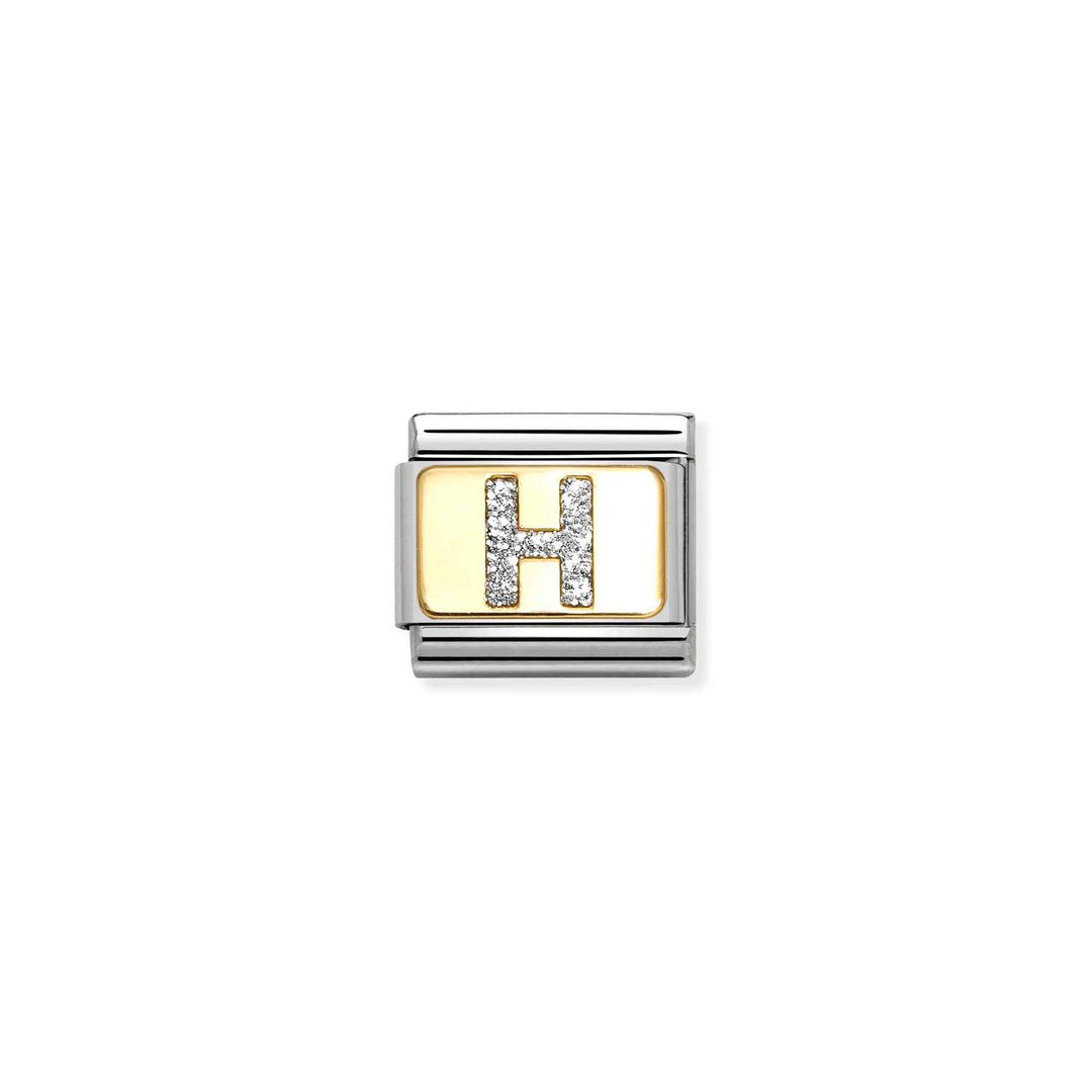 Nomination - Composable Glitter Letter H Charm