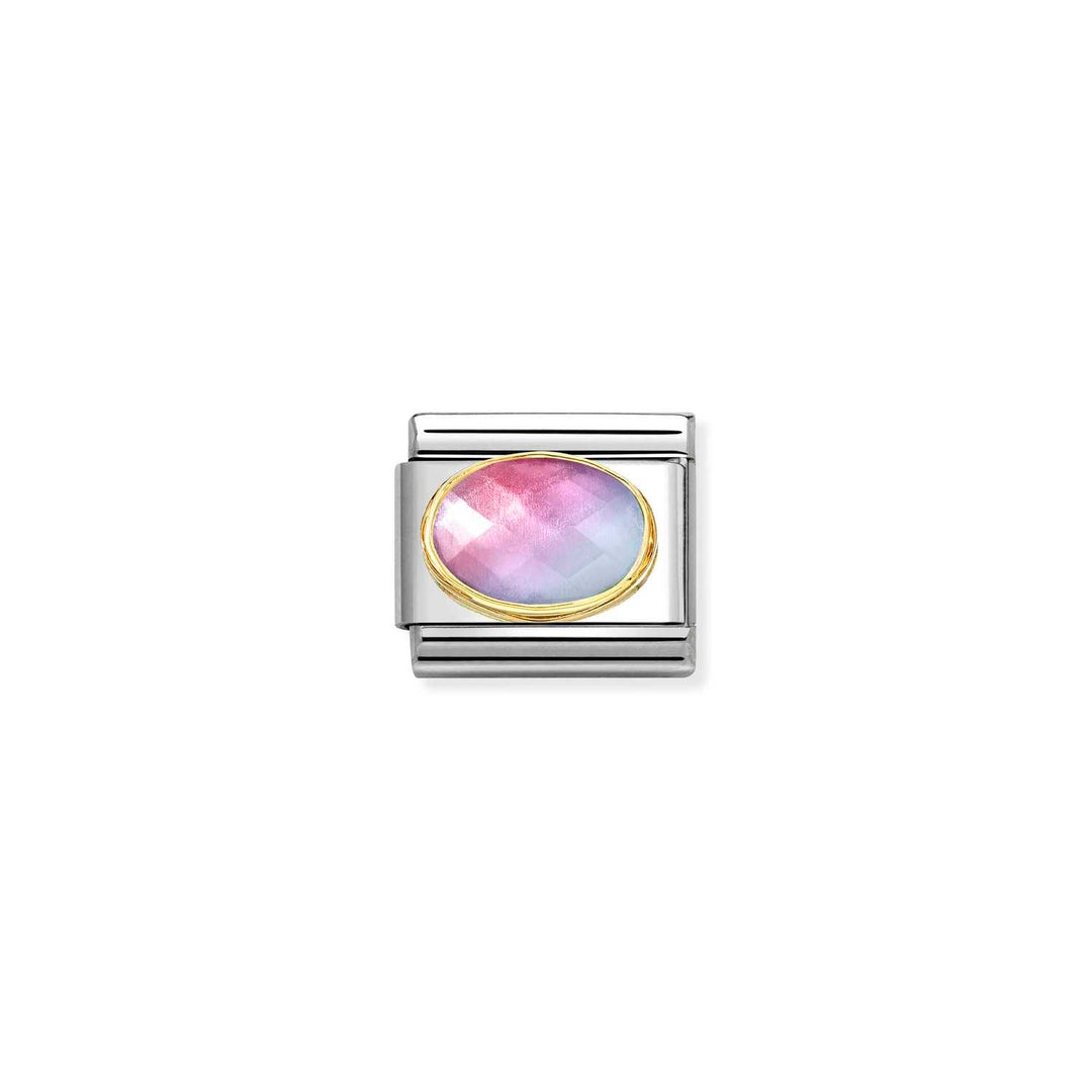 Nomination - Composable Pink-Blue Stone Charm