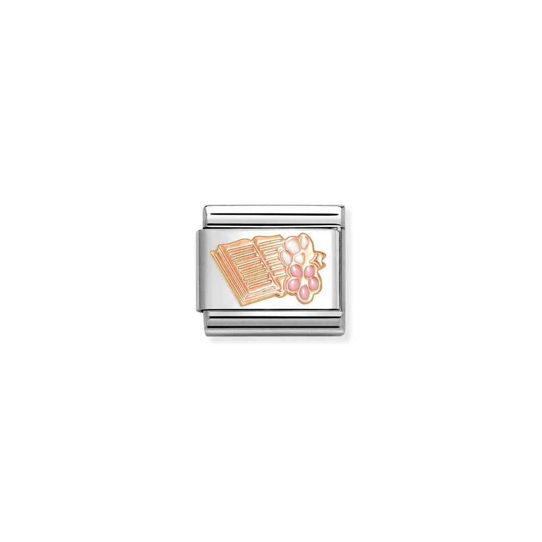 Nomination - Composable Book with Flowers Charm