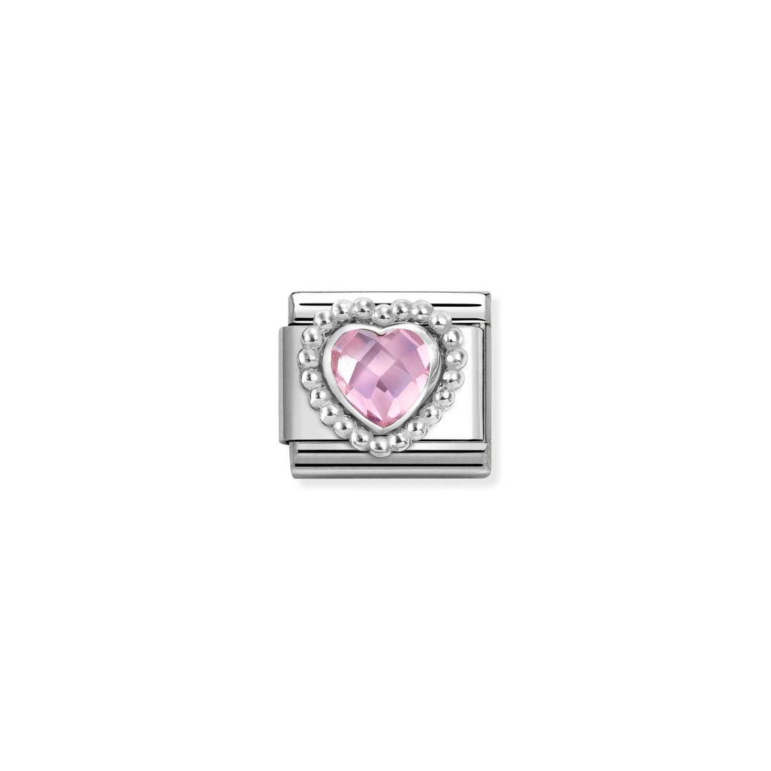 Nomination - Composable Pink CZ Heart Charm