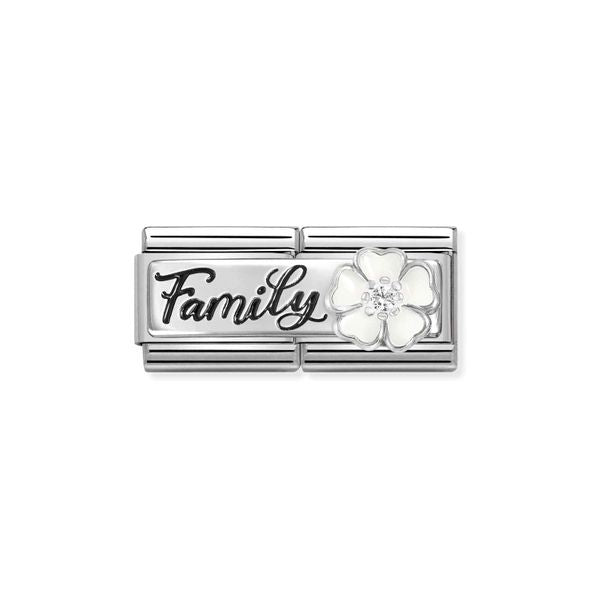 Nomination - Composable Family White Flower Double Charm