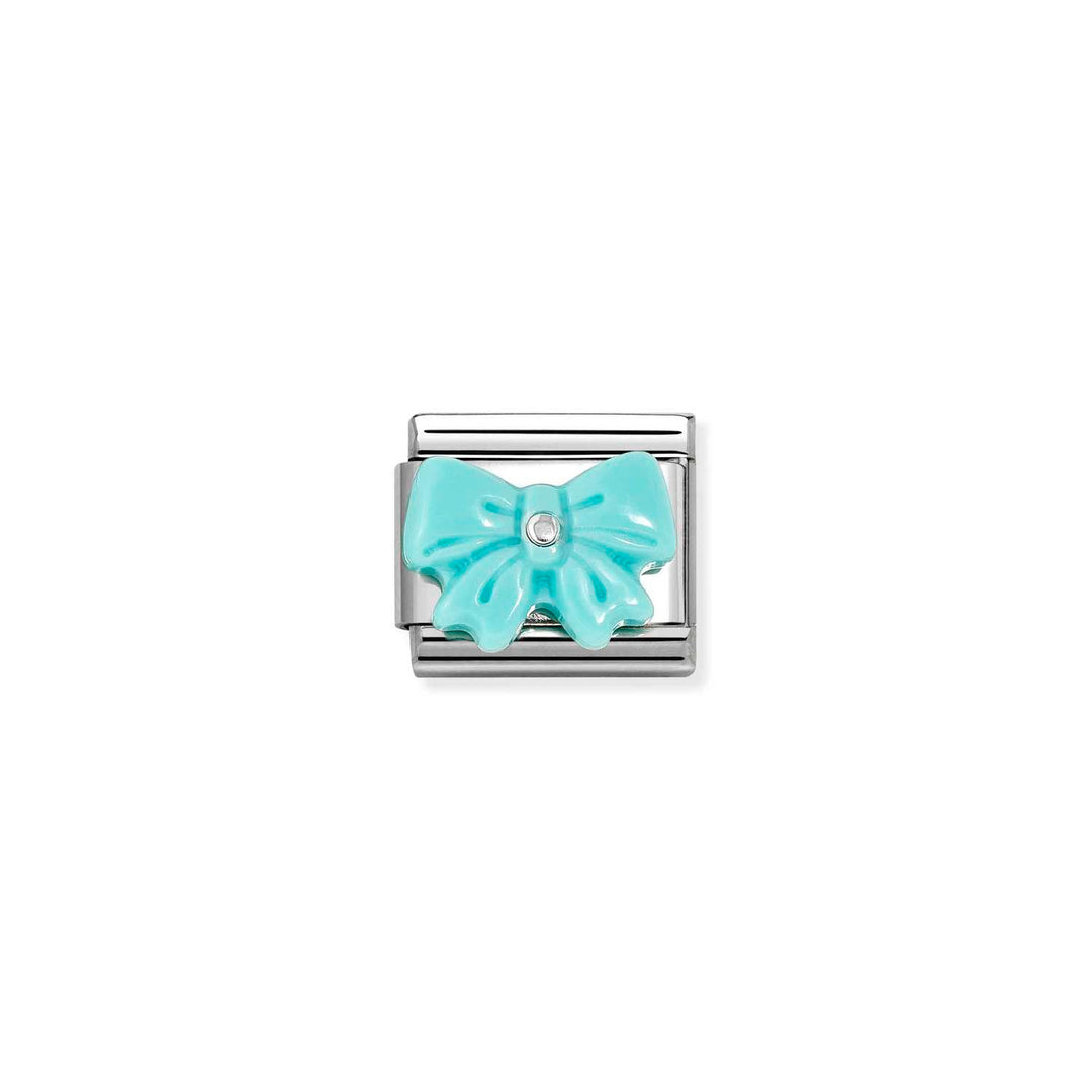 Nomination - Composable Turquoise Bow Charm