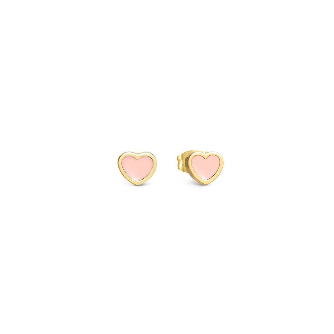 Nomination - Emosfere Pink Heart Earrings - Gold