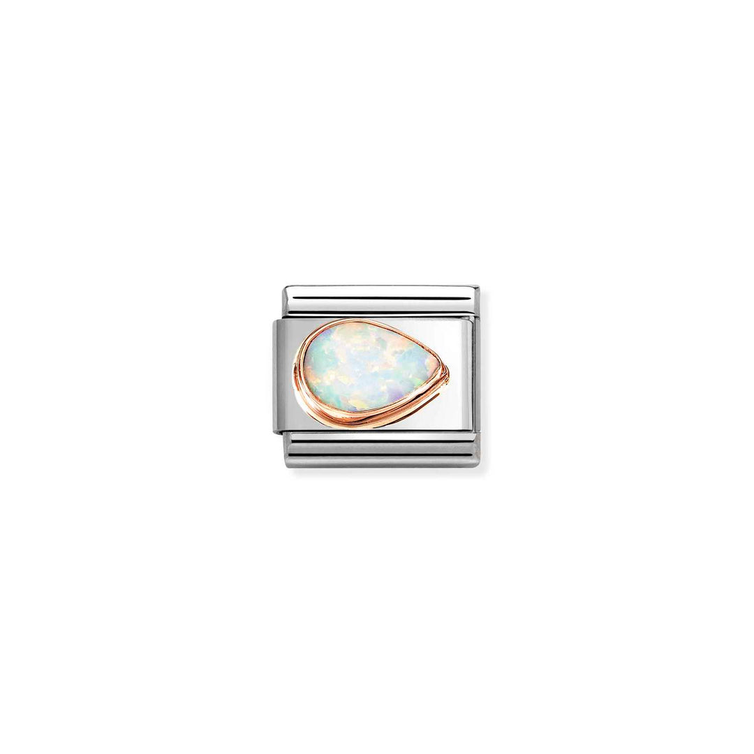 Nomination - Composable White Opal Drop Charm