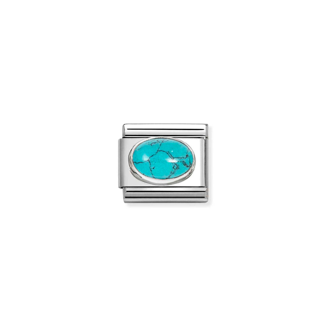 Nomination - Composable Classic Veined Turquoise Charm