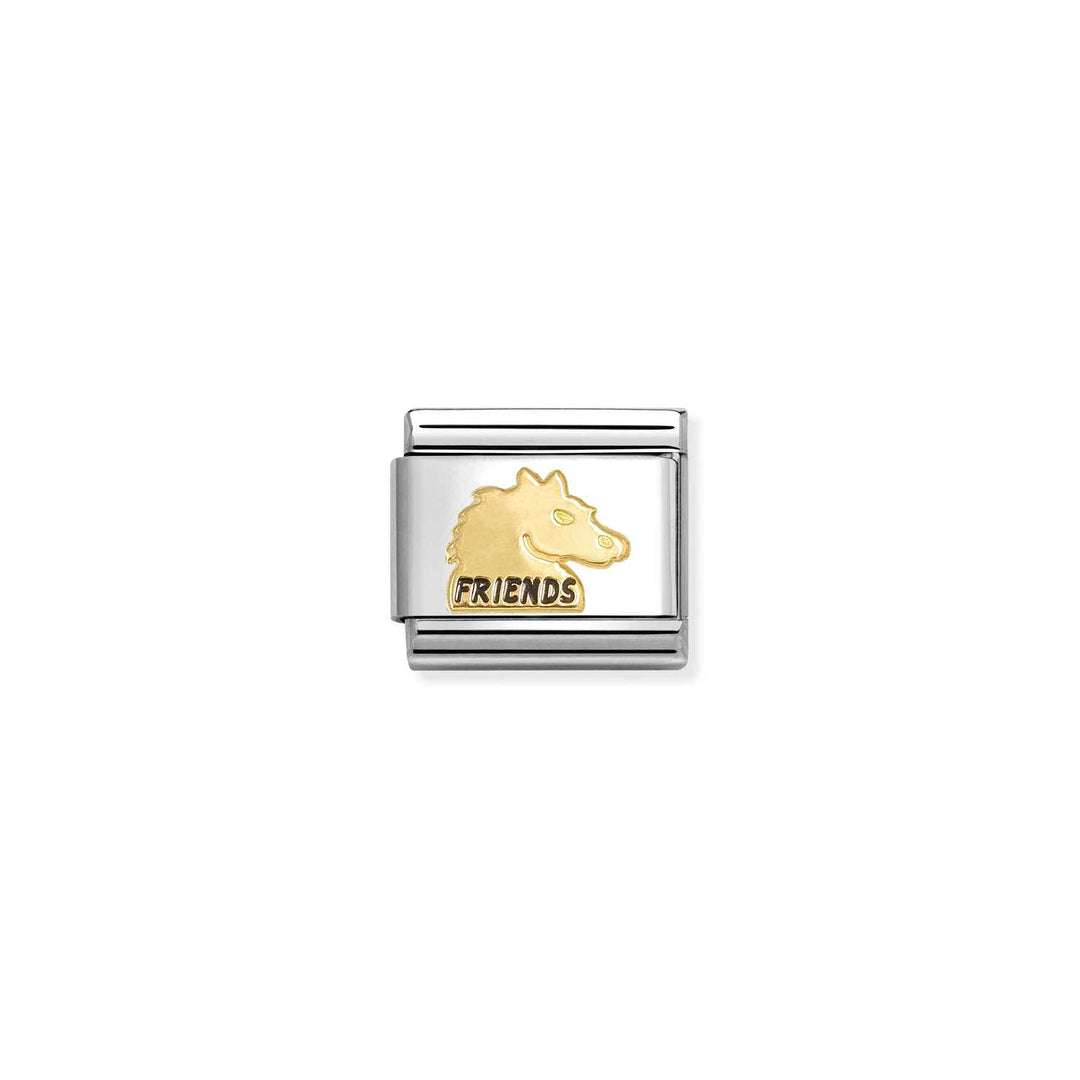 Nomination - Composable Horse Friends Charm - Gold