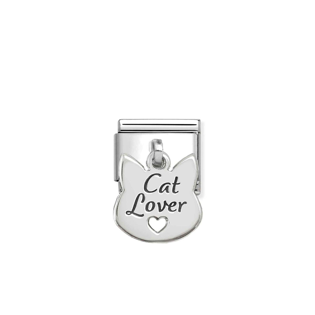 Nomination - Composable Cat Lover Pendant Charm - Silver