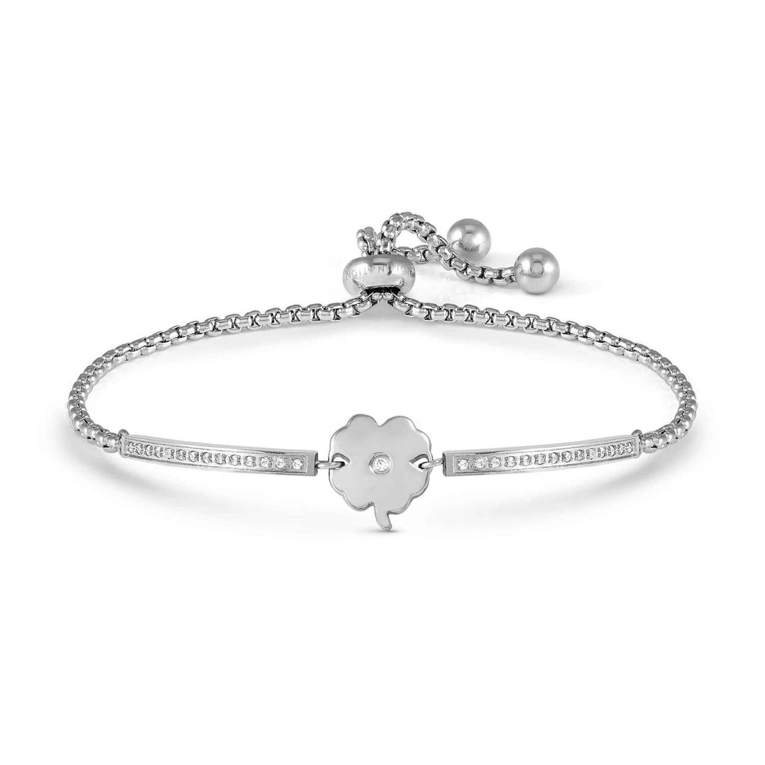 Nomination - Milleluci Clover with CZ Bracelet - Silver