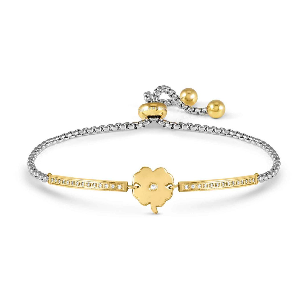 Nomination - Milleluci Clover with CZ Bracelet - Gold