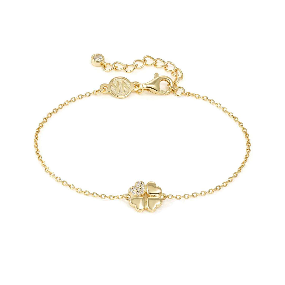 Nomination - Petit Sparkle Clover Bracelet - Gold