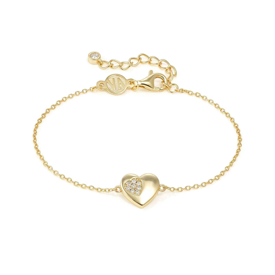 Nomination - Petit Sparkle Heart Bracelet - Gold