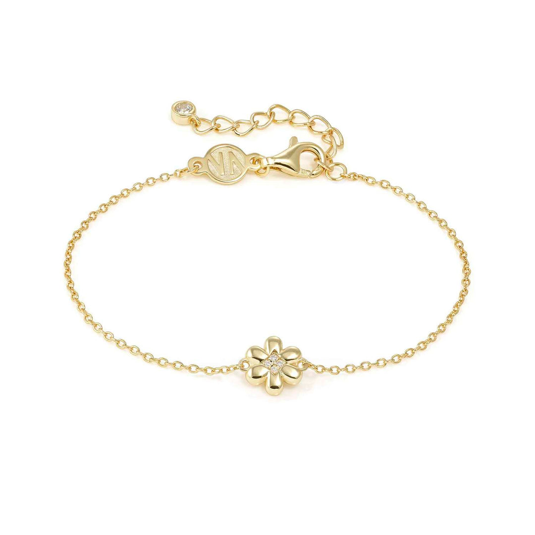 Nomination - Petit Sparkle Flower Bracelet - Gold