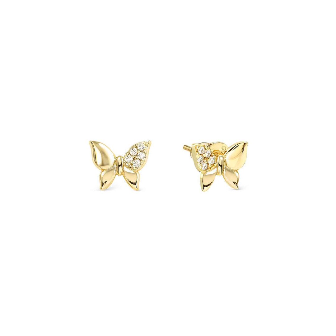 Nomination - Petit Sparkle Butterfly Stud Earrings - Gold