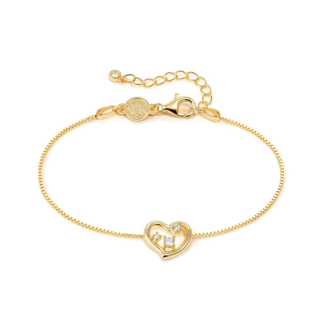 Nomination - Dreams Beats Heart CZ Bracelet - Gold