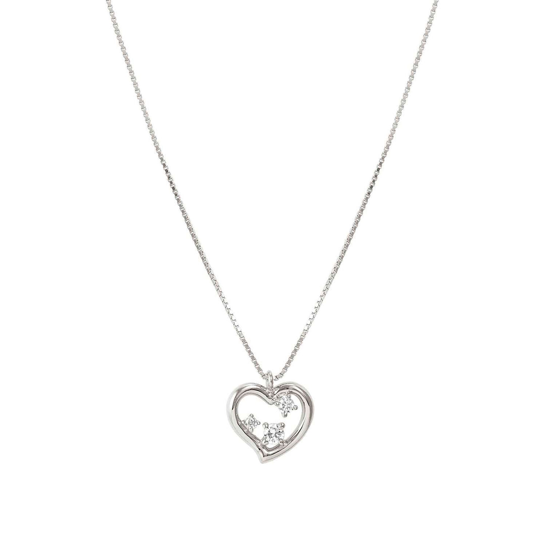 Nomination - Dreams Beats Heart CZ Necklace - Silver
