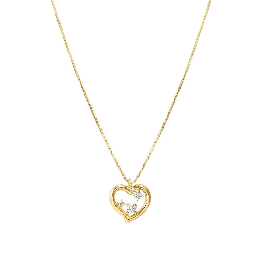 Nomination - Dreams Beats Heart CZ Necklace - Gold