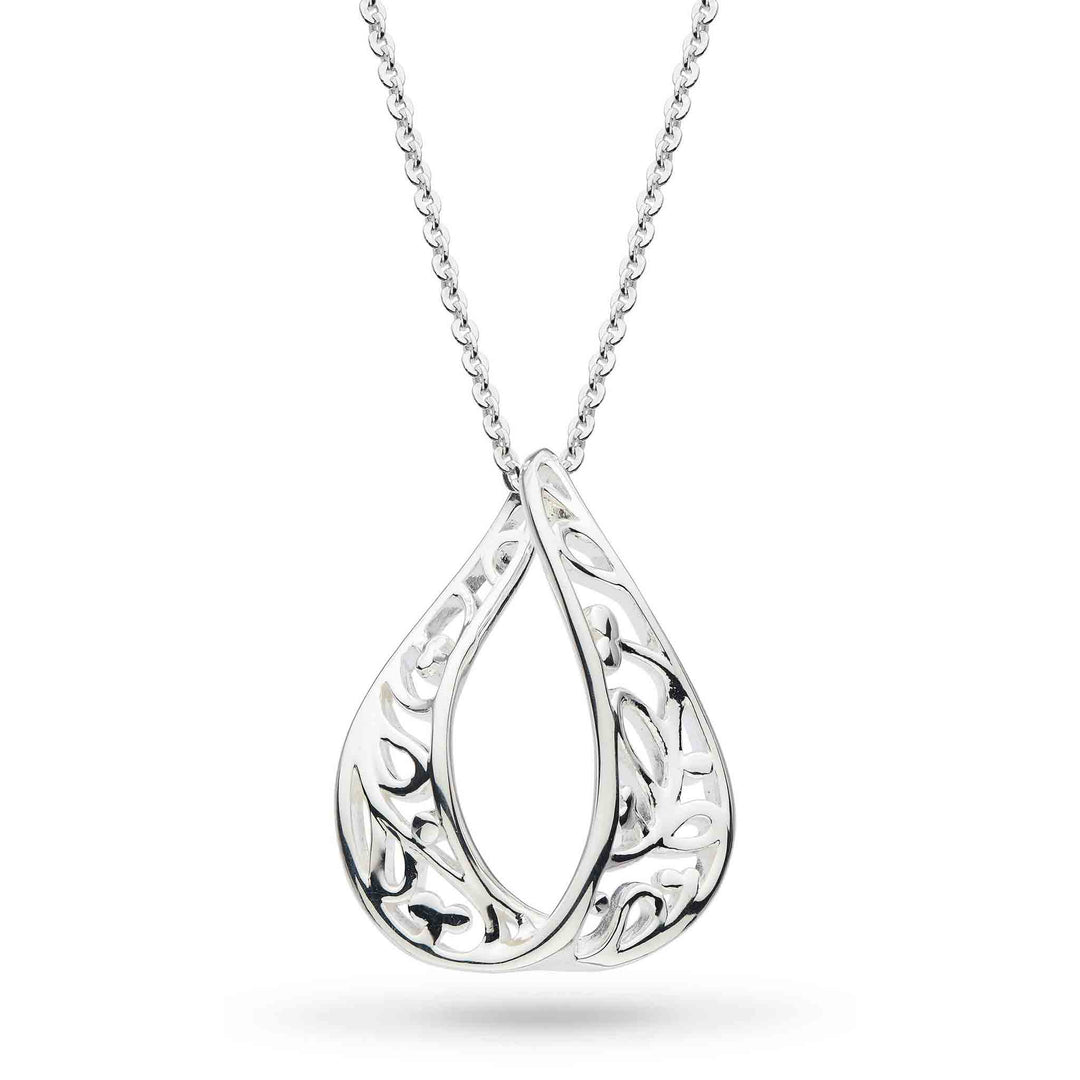 Kit Heath - Blossom Flourish Loupe Necklace - Silver