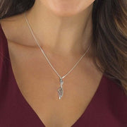 Kit Heath - Blossom Flourish Twist Necklace - Silver