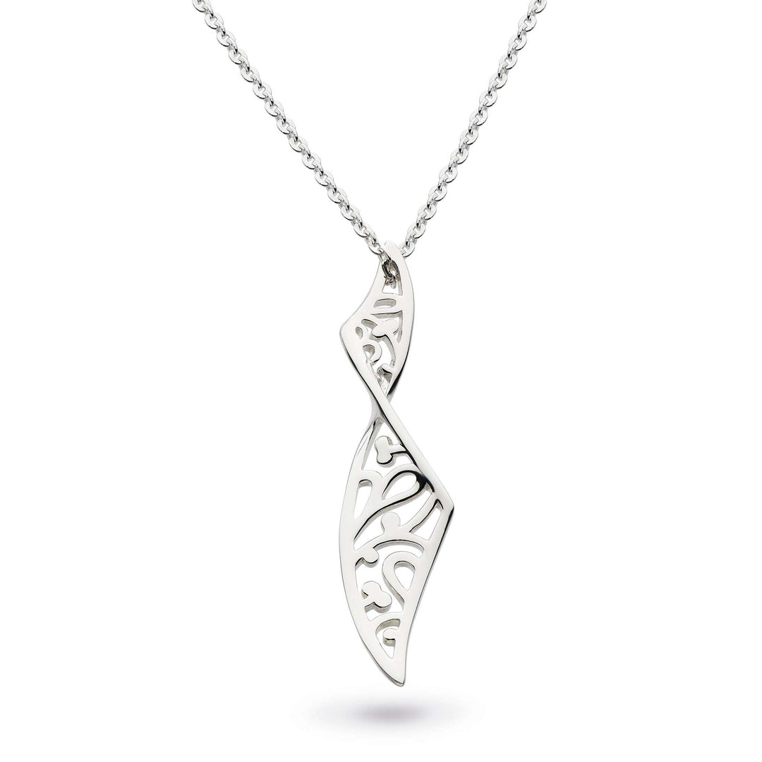 Kit Heath - Blossom Flourish Twist Necklace - Silver