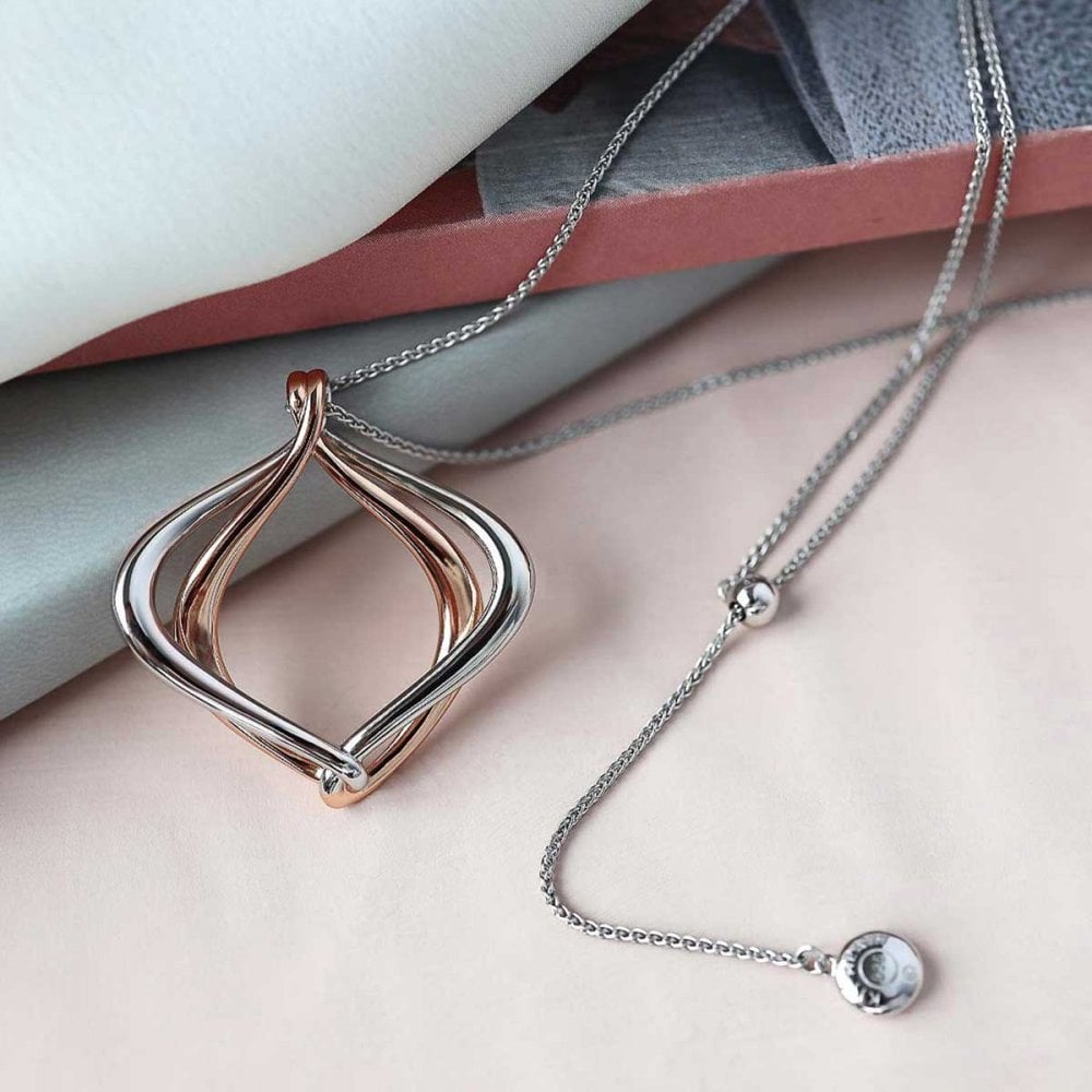 Kit Heath - Alicia Rose Grande Slider Necklace - Silver