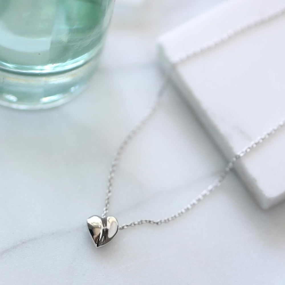 Kit Heath - Miniatures Sweet Heart Necklace - Silver