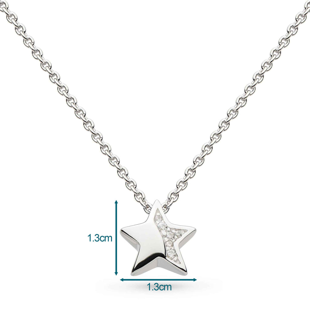 Kit Heath - Miniatures Starlight Pavé Necklace - Silver