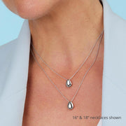 Kit Heath - Coast Pebble Smooth Necklace - Silver