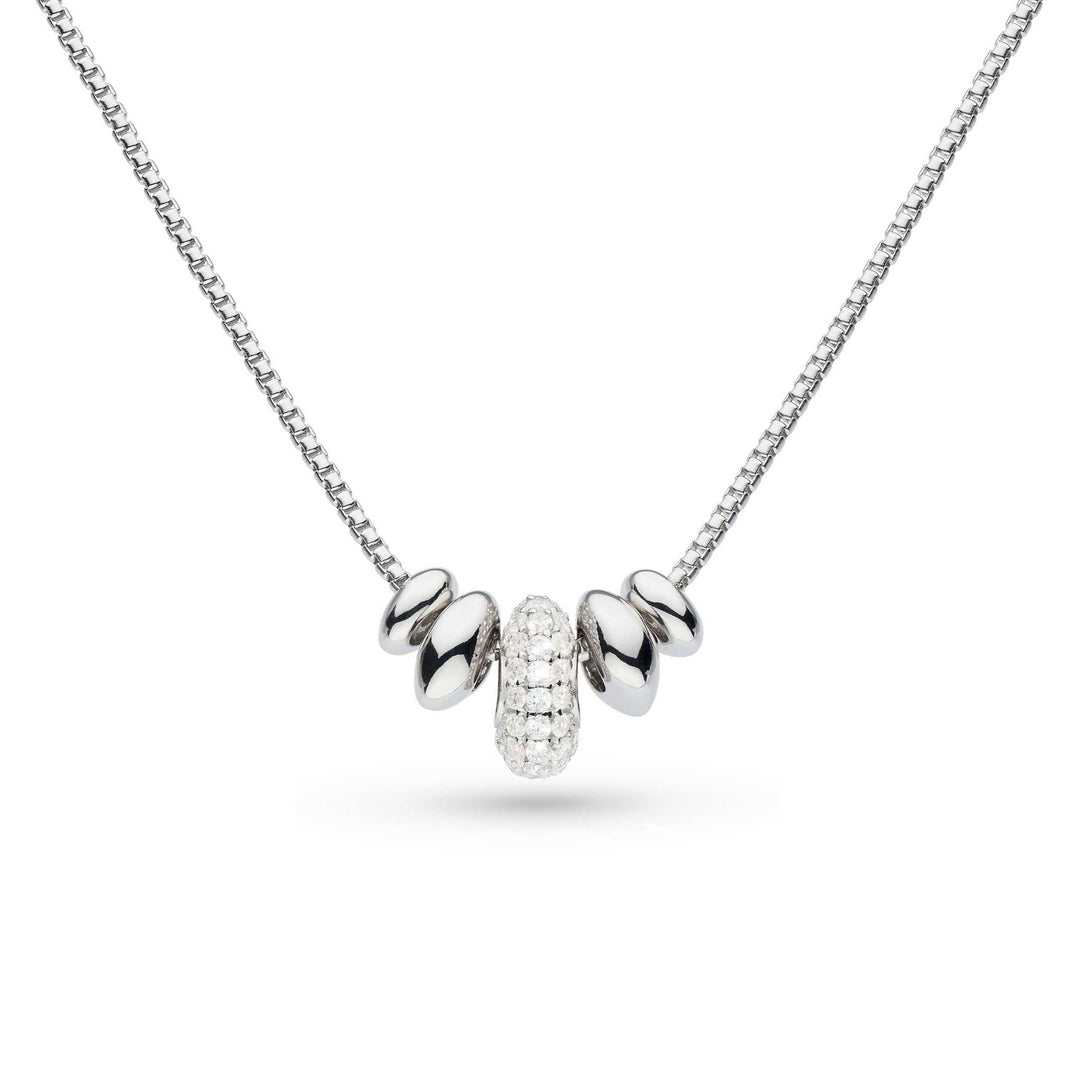 Kit Heath - Coast Tumble Glisten Pavé Necklace - Silver