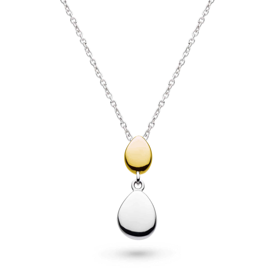 Kit Heath - Coast Pebble Golden Necklace - Silver