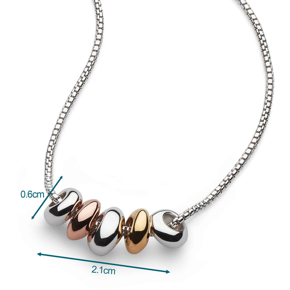 Kit Heath - Coast Tumble Golden Necklace - Silver