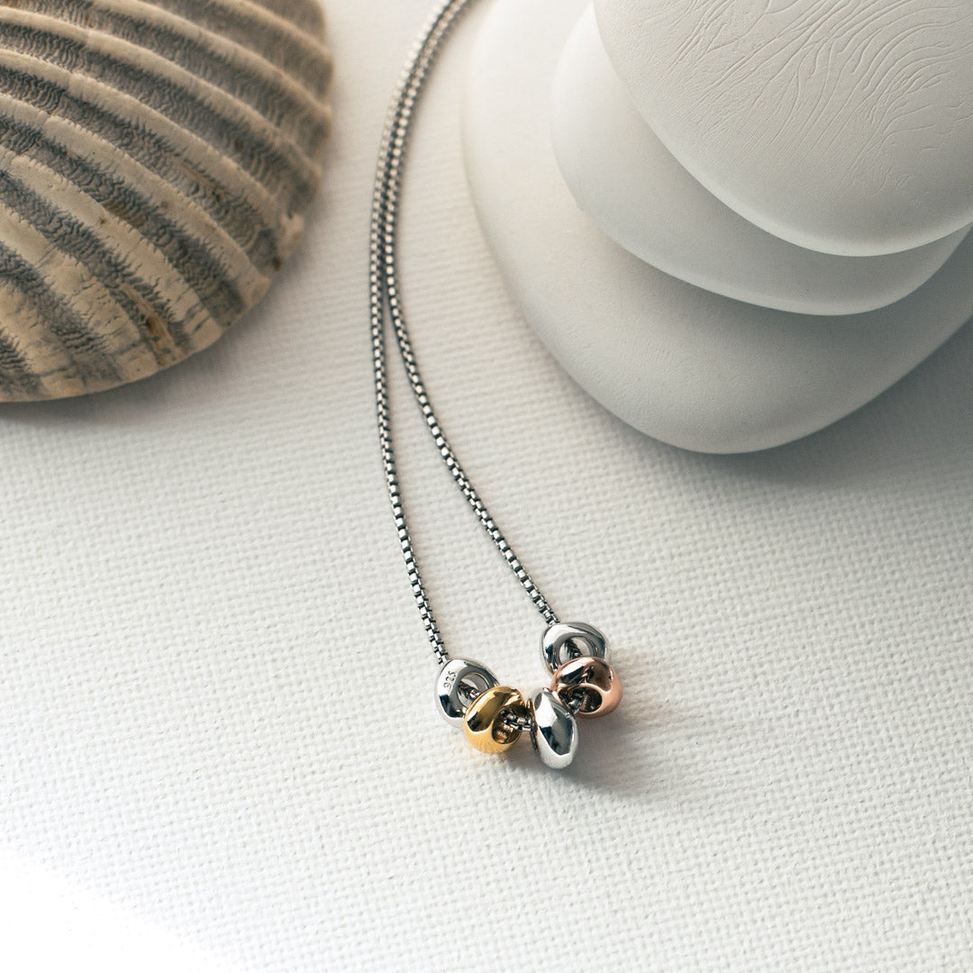 Kit Heath - Coast Tumble Golden Necklace - Silver