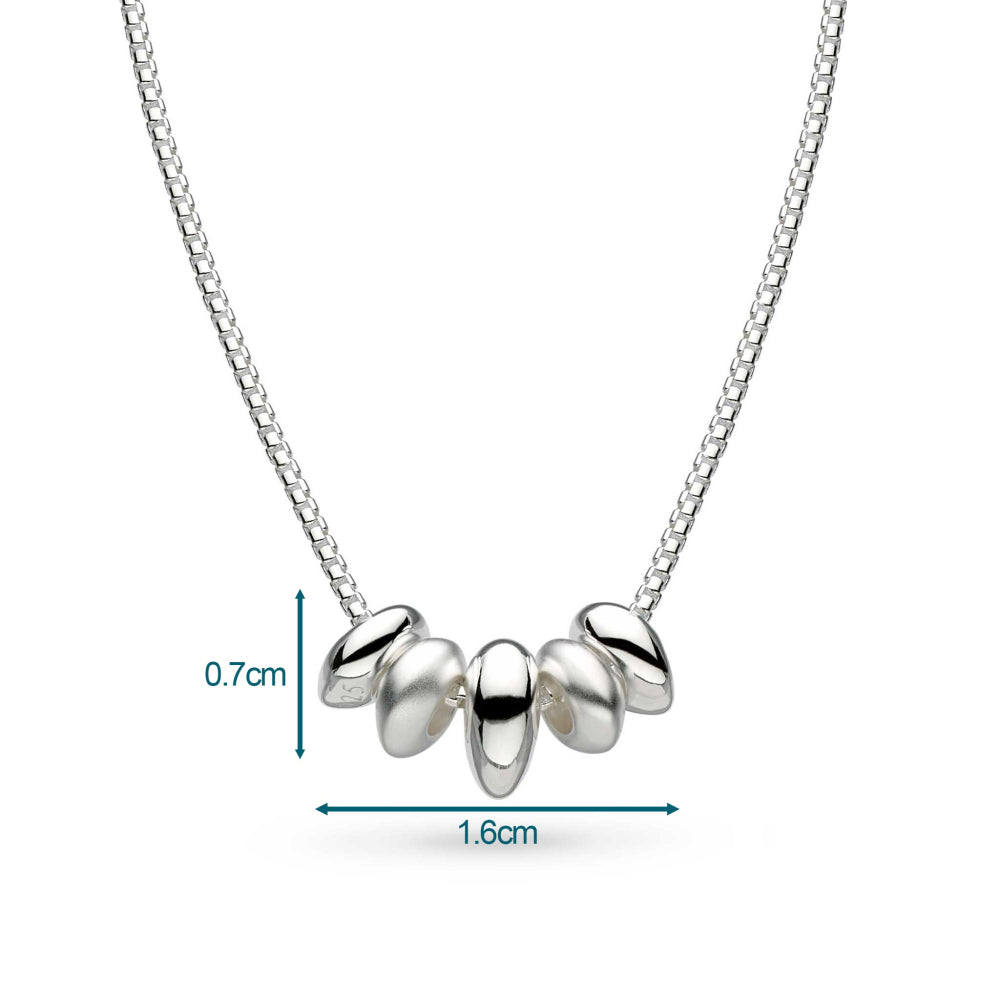 Kit Heath - Coast Tumble Sand Necklace - Silver