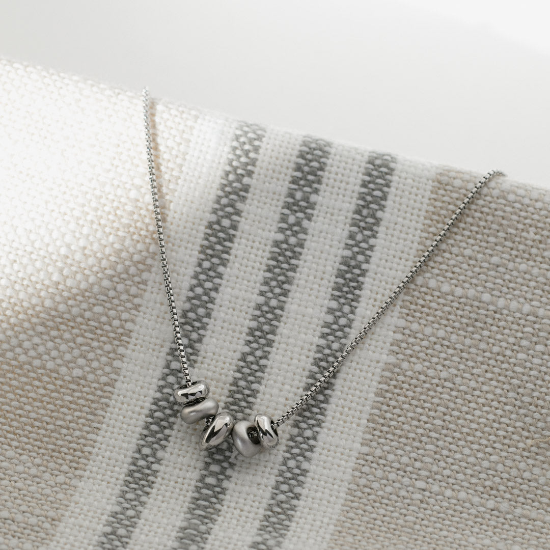 Kit Heath - Coast Tumble Sand Necklace - Silver