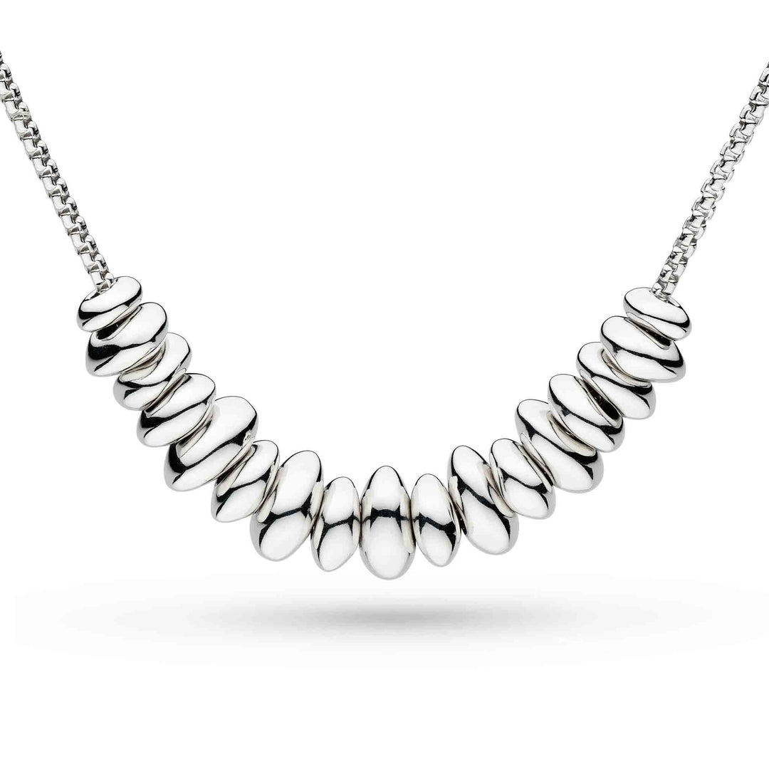 Kit Heath - Coast Tumble Grande Multi Pebble Necklace - Silver