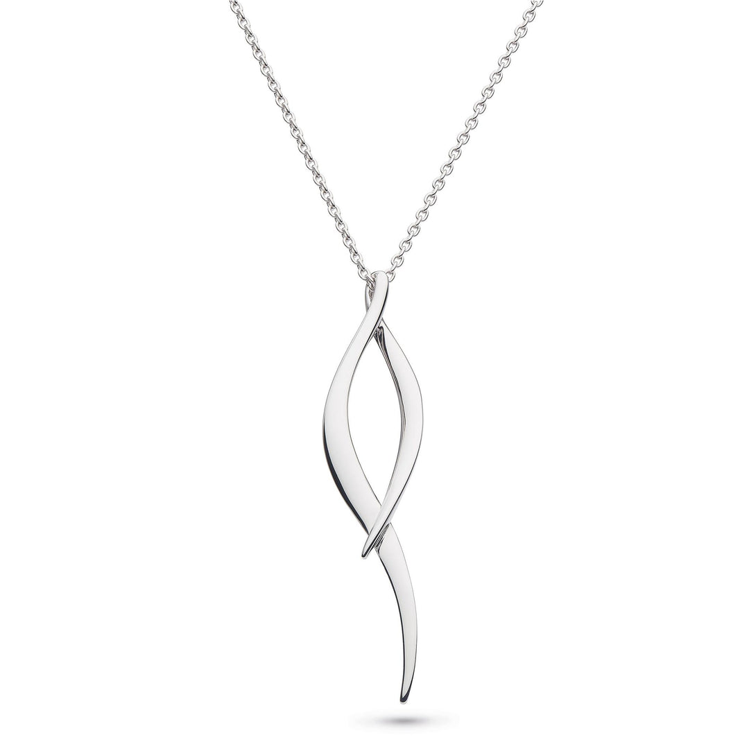 Kit Heath - Entwine Twine Twist Necklace - Silver