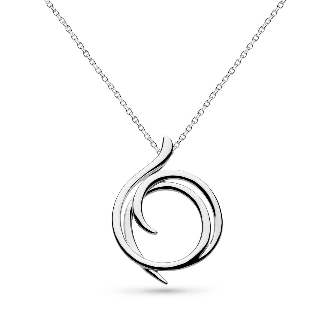 Kit Heath - Entwine Helix Wrap Necklace - Silver
