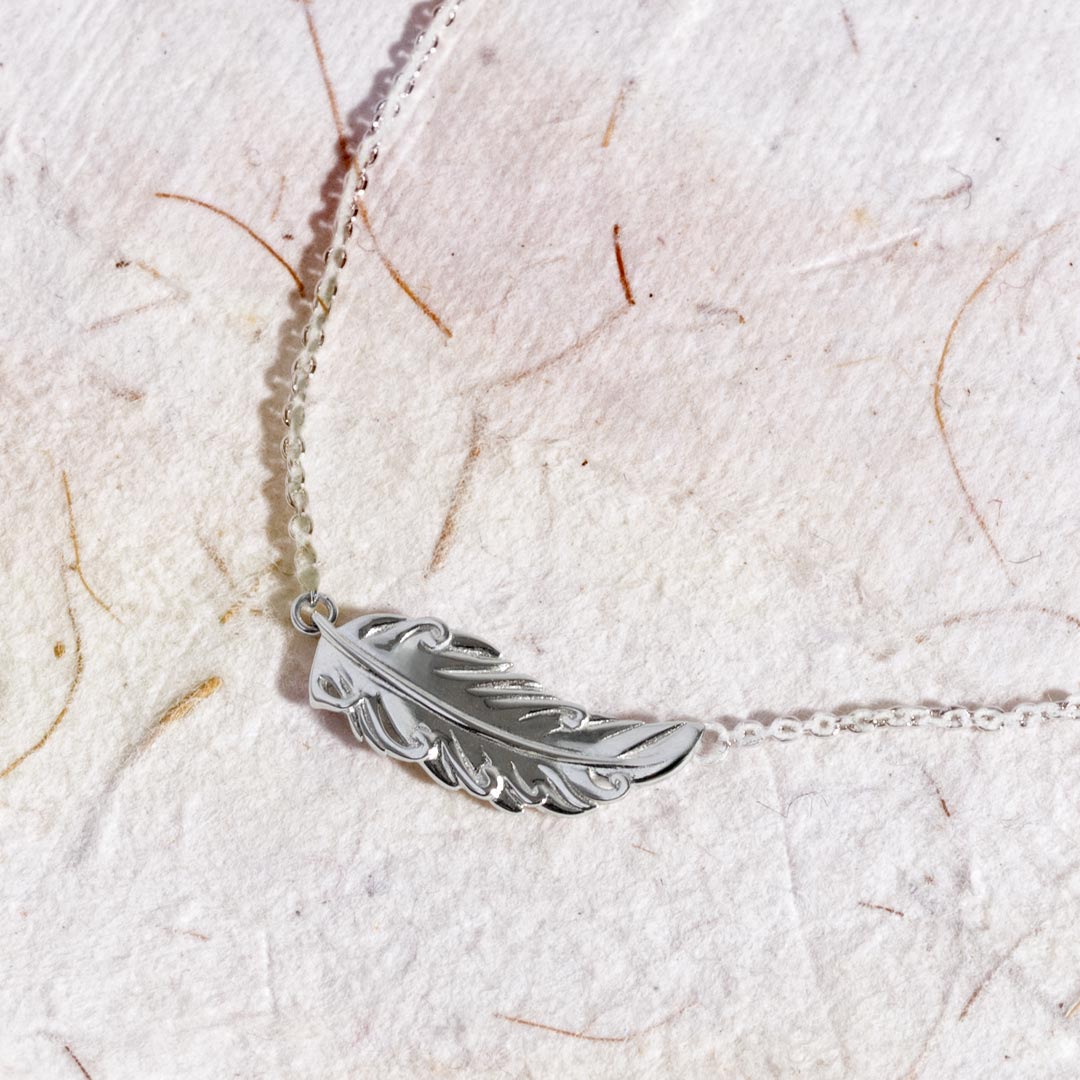 Kit Heath - Feather Wisp Necklet - Silver