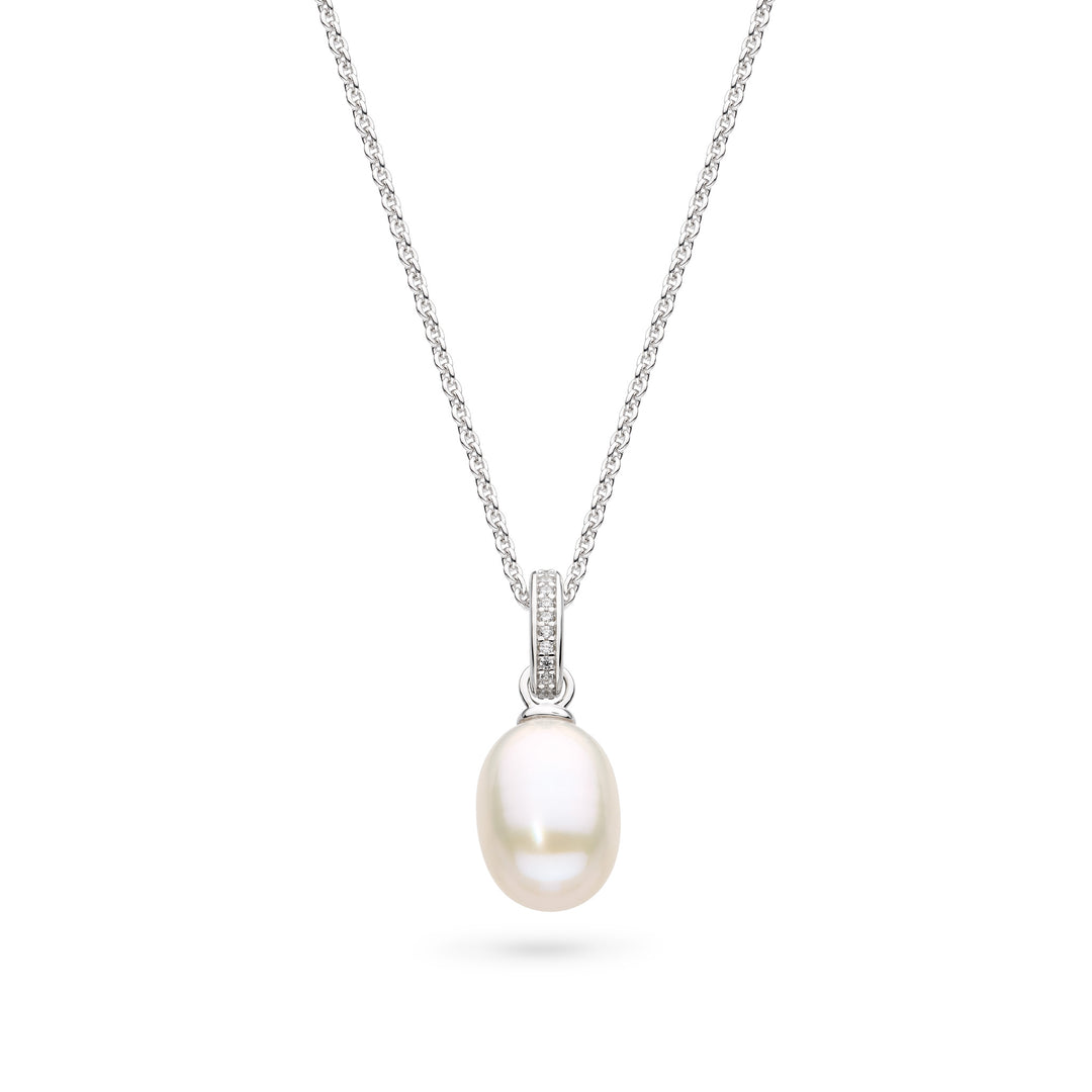 Kit Heath - Revival Classic Pearl Glitz Necklace - Silver