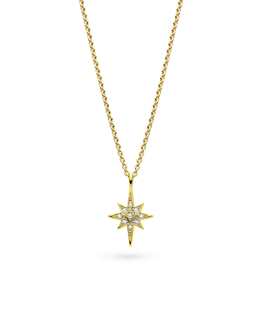 Kit Heath - Céleste North Star Petite Necklace - Gold