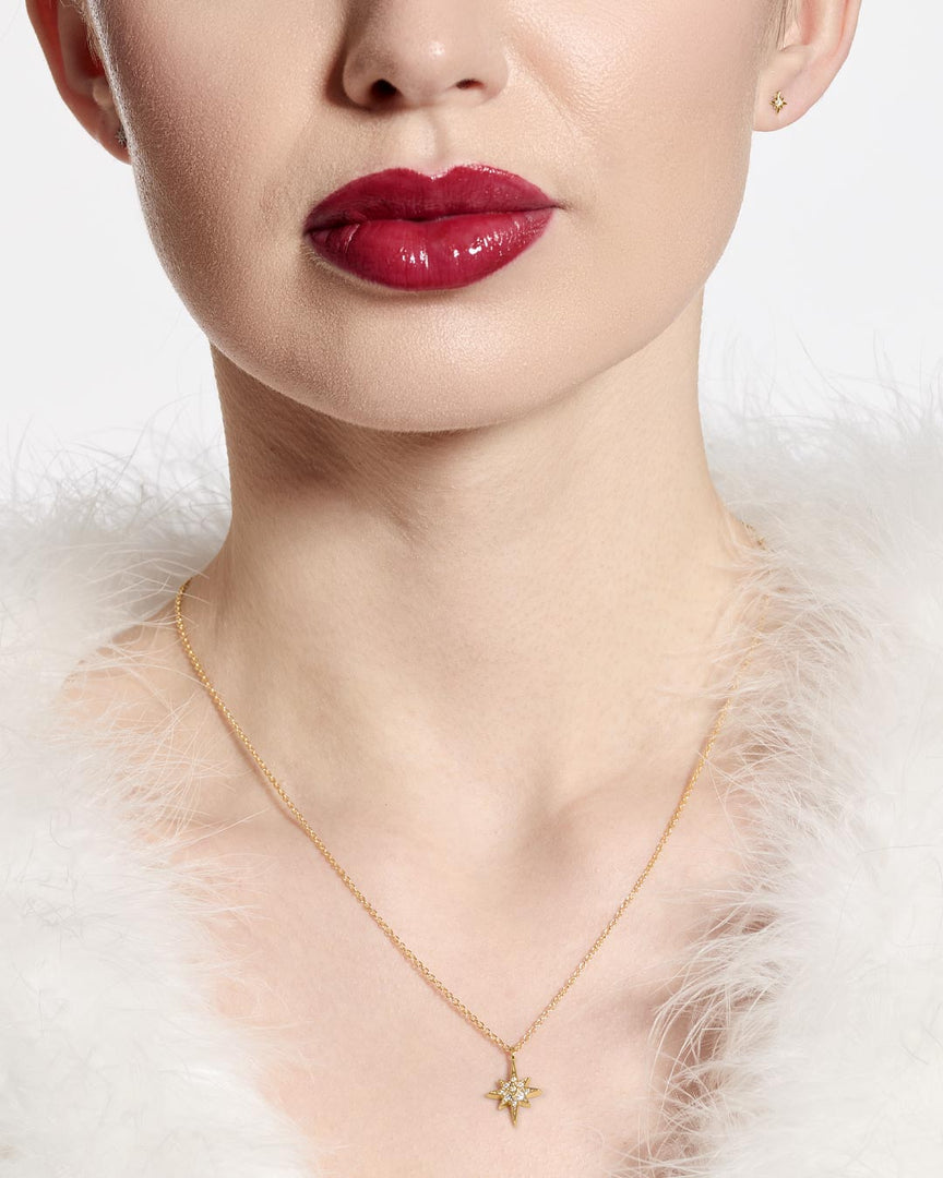 Kit Heath - Céleste North Star Petite Necklace - Gold