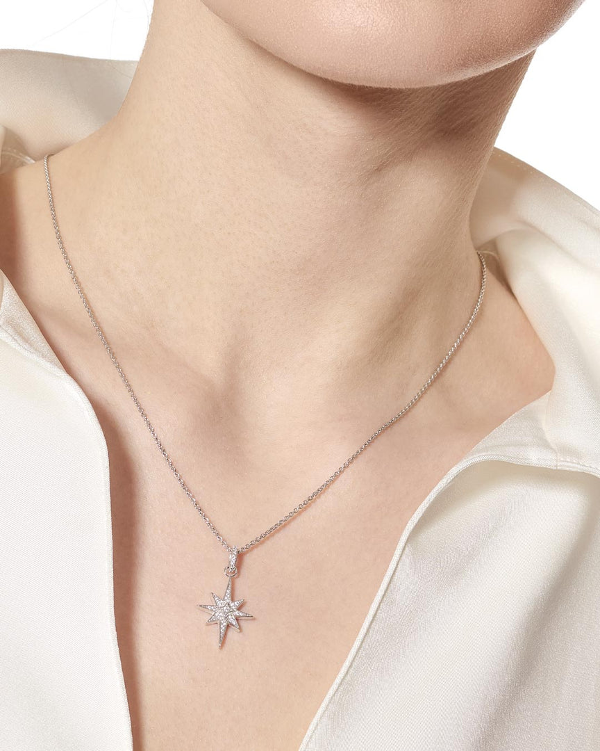 Kit Heath - Céleste North Star Necklace - Silver