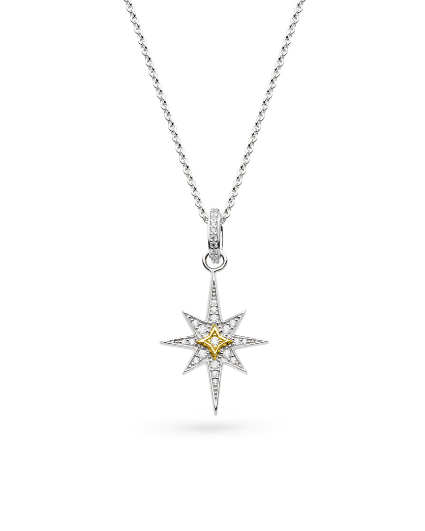 Kit Heath - Céleste North Star Necklace - Silver & Gold