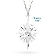 Kit Heath - Céleste North Starburst Necklace - Silver