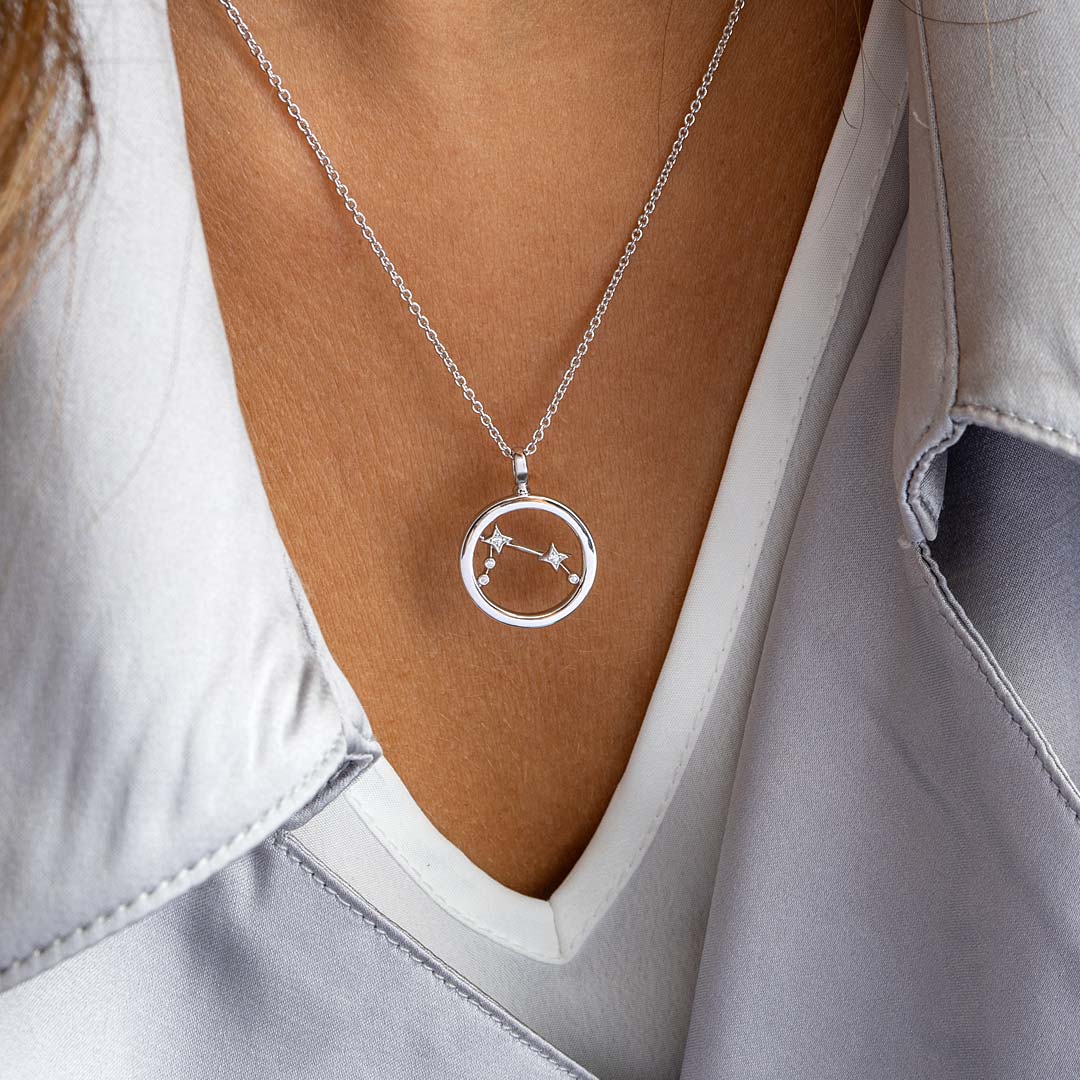 Kit Heath - Céleste Constellation Aries Necklace - Silver